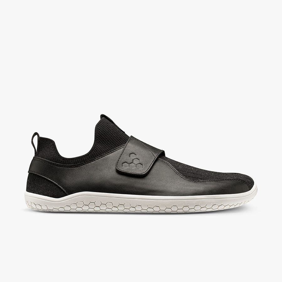 Vivobarefoot Primus Knit EZ Trailsko Børn Sort | Danmark 0229XYUF